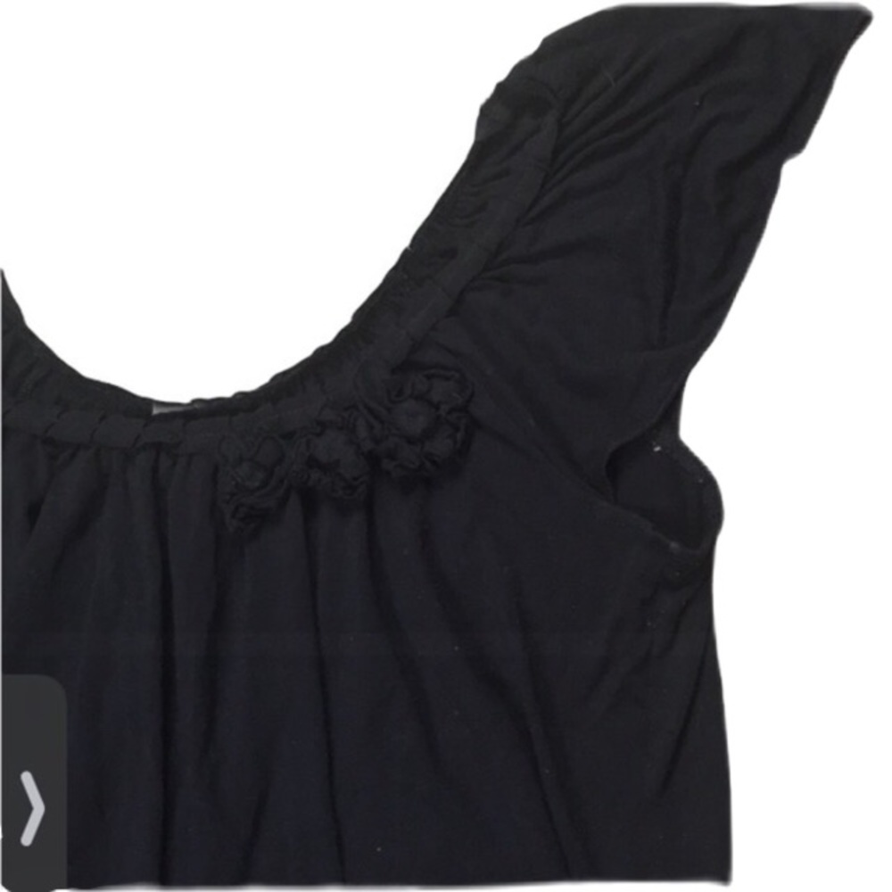 Max Edition Black T-shirt Blouse - Picture 2 of 6